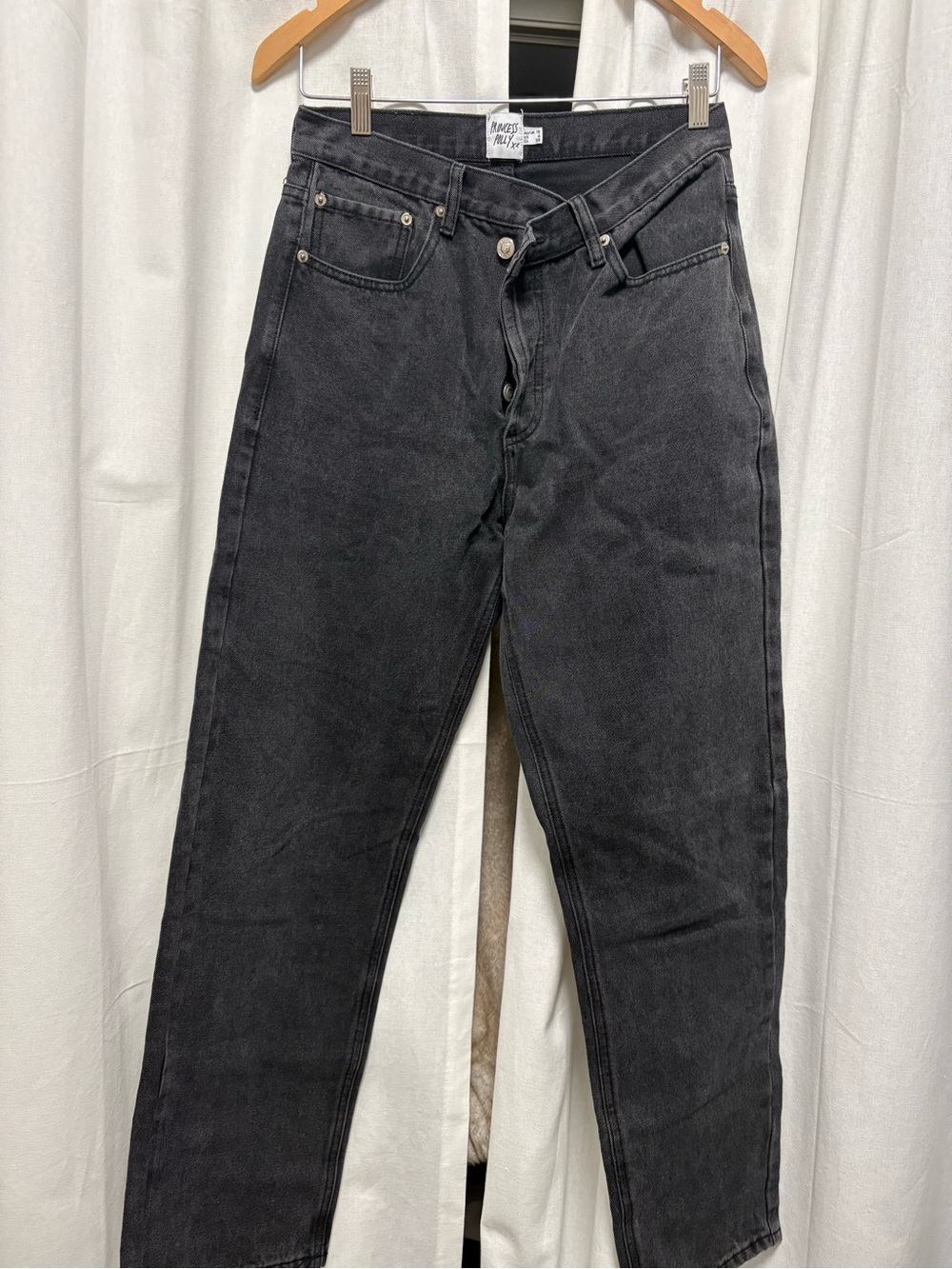 Black Princess Polly Criss Cross Jeans